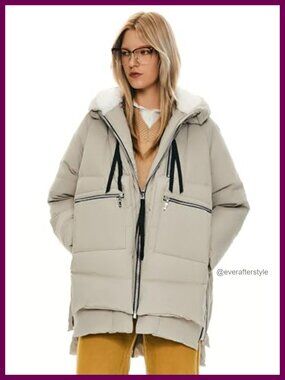 Womens Thickened Puffer Down Jacket Windproof Winter Coat